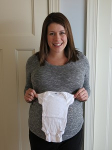 Baby's onesie...looks like it will be the right size! 